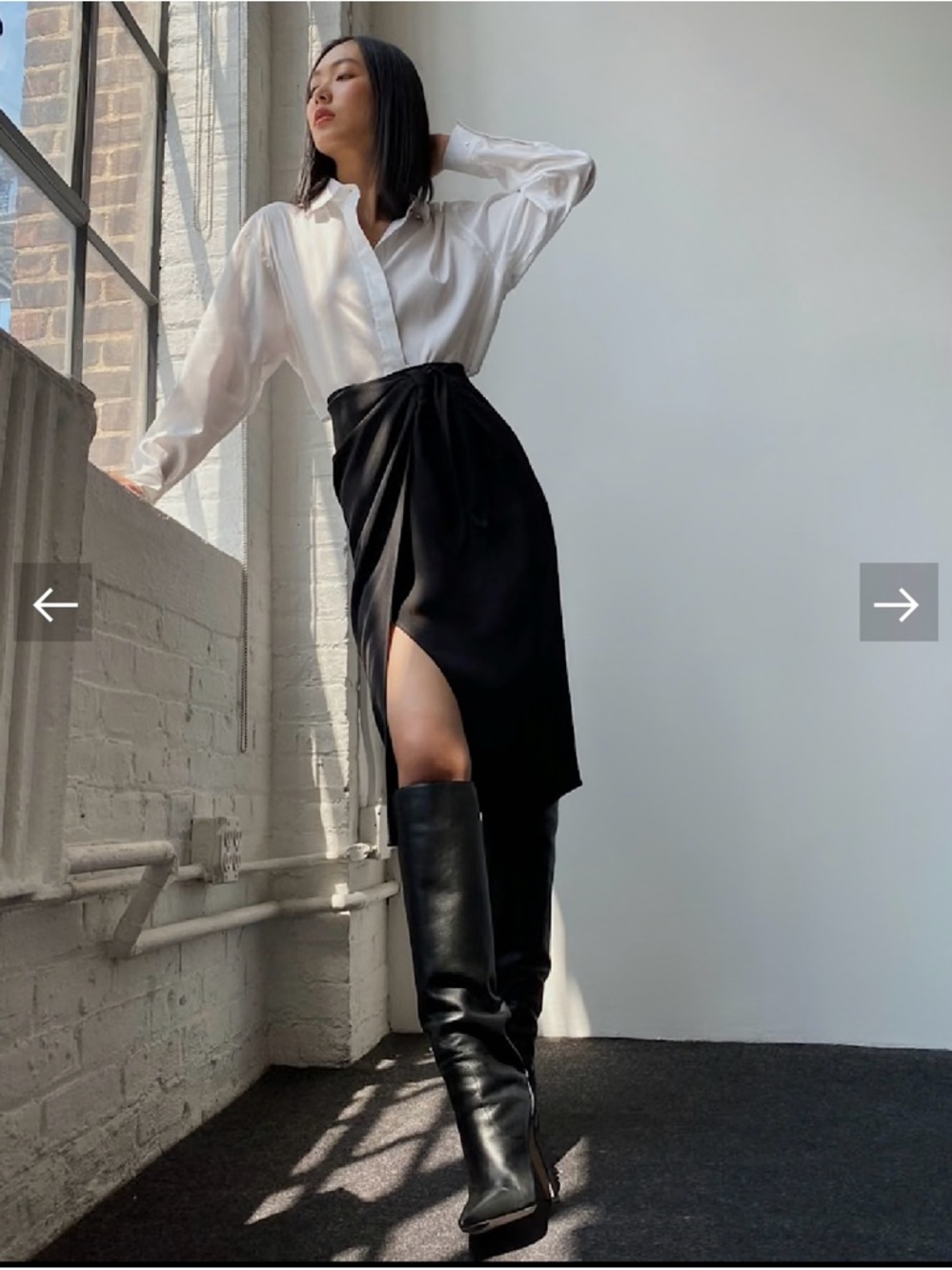 Babaton Sarong Midi Skirt | Size 4